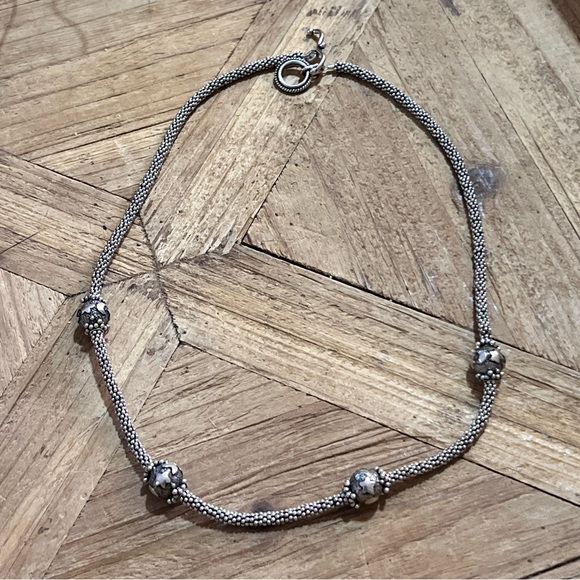 Handcrafted HEAVY SOLID Sterling Silver Moon Stars celestial Necklace Bracelet - Picture 9 of 11